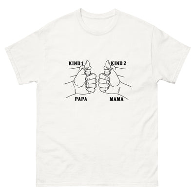 2 Daumen Personalisierter T-Shirt
