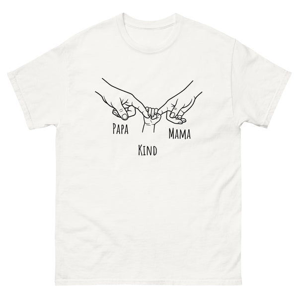 Drei-Hande hielten zusammen Personalisiertes T-Shirt