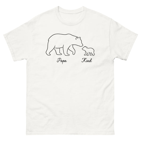 Papa Baer Cub Personalisierter  T-Shirt
