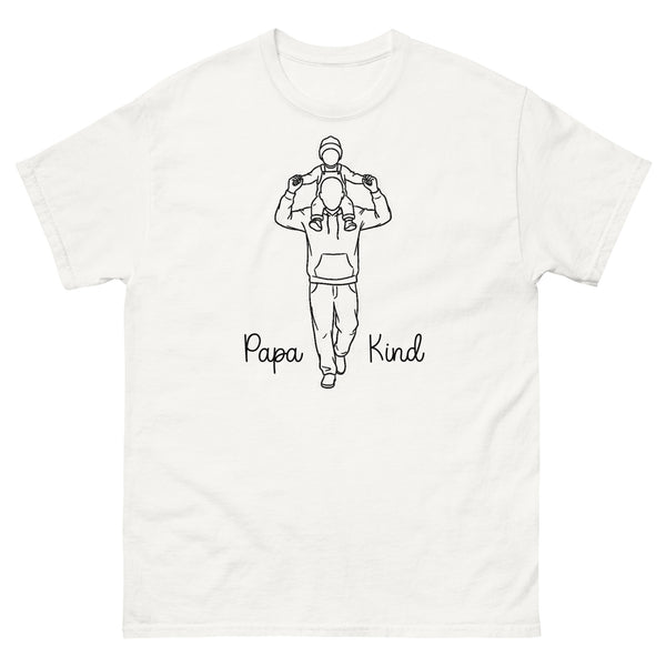 Papa-kind-schultern Personalisiertes T-Shirt