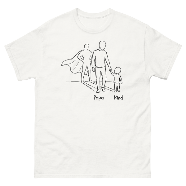 Superheld Papa Personalisiertes T-Shirt