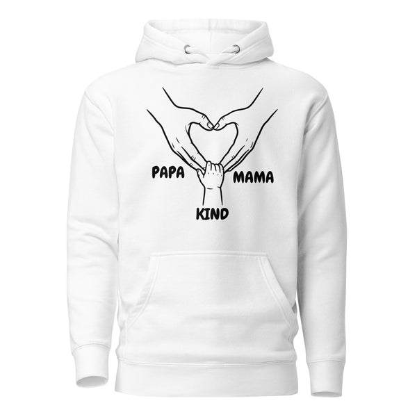 Babyhand an Herz Personalisierter Hoodie