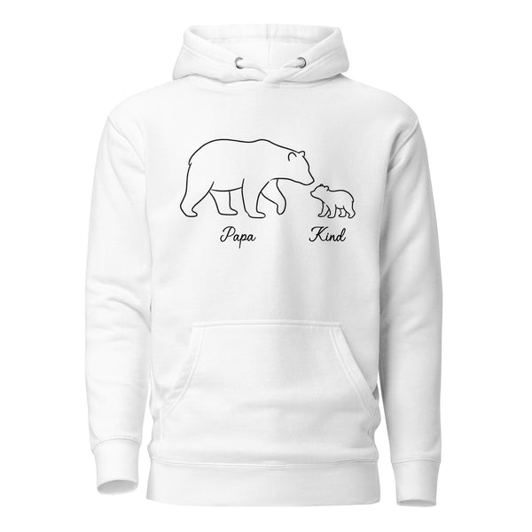 Papa Baer Cub Personalisierter  Hoodie