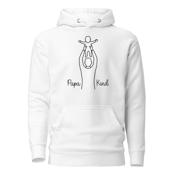 Papa-hebt-Kind-hoch Personalisierter Hoodie