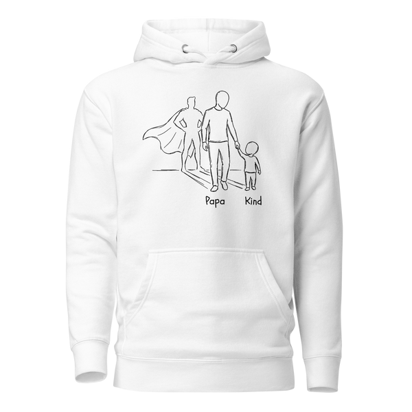 Superheld Papa Personalisierter Hoodie