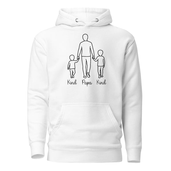Zwei-kinder-haende  Personalisierter Hoodie