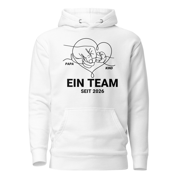 Zwei Fäuste und ein Herz Personalisierter Hoodie